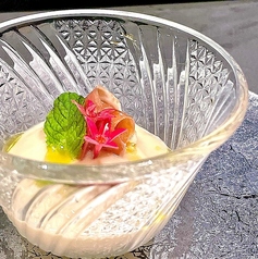 季節野菜の冷製スープ