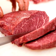A5ランクの和牛を使用！黒毛和牛の希少部位を堪能◎