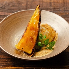 ～塩きな粉香る～カラメリゼした焼き芋と和三盆のアイス