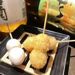 それぞれの素材にこだわった串揚げを堪能ください♪