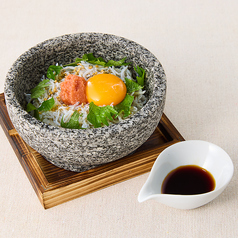 しらすと明太子の石焼飯