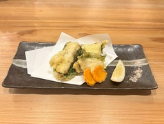 【1日~10日】鱧とみかん鯛の梅しそ天ぷら
