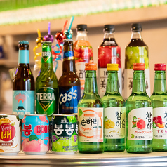 豊富な韓国ドリンク