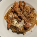 料理メニュー写真 ズワイガニのトマトクリームパスタ