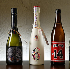 日本酒、ワイン、ウイスキーなど充実のセレクション♪