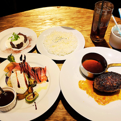 黒豚ハンバーグ よっちゃんのコース写真