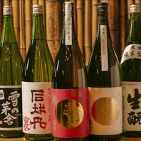 和食と引き立て合う日本酒。