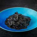 料理メニュー写真&nbsp;イカ墨スパゲッティ　濃縮魚介ソース　 -太麺　1.9mm-