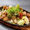 料理メニュー写真&nbsp;「炭火あぶり焼き」→とりあえずビールとハイボールをたのみましょう！