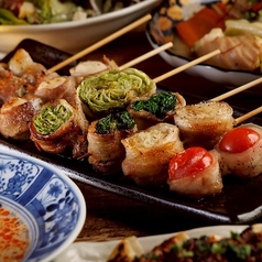 野菜巻き盛り合わせ