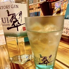 翠ジンソーダ