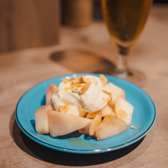 季節のフルーツの白和え