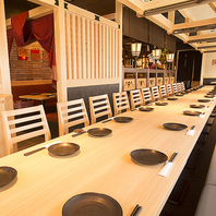 木の温もり溢れる和の空間