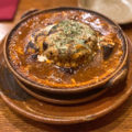 料理メニュー写真&nbsp;煮込みハンバークチーズ焼
