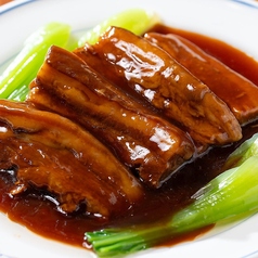 青菜と角煮中国風蒸し物