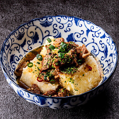 牛すじ揚げ出汁豆腐