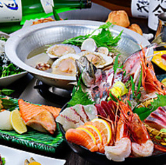 貝だしで食べる 漁師の貝風呂(1人前)