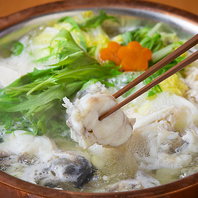 【海鮮鍋】・【ぶりしゃぶ鍋】・【てっちり】あります！