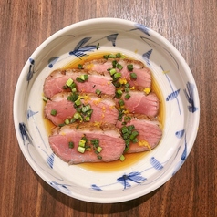 鴨肉の自家製ポン酢和えの写真