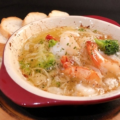 海老のアヒージョ