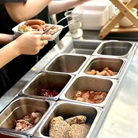 食べ放題＋飲み放題！ドリンクもBBQ食材も20種以上♪