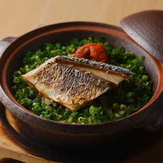 焼き鯖　土鍋炊きごはん