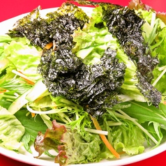生野菜のナムル風サラダ