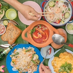 ■□■【タイ屋台松コース】お料理全10品+パクチー食べ放題+3時間飲み放題付き　5980円(税込)■□■の写真