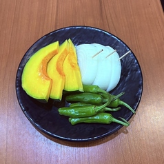 旬の焼き野菜盛合せ