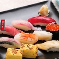 富寿しのお寿司はシャリや海苔など、こだわりが光る逸品