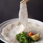 厚切りの【てっさ】ならでは！！コリコリ感が最高です★☆