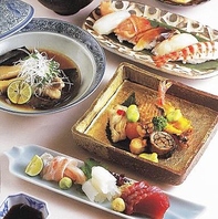 季節を愉しむ懐石料理