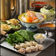 元祖海老出汁 もんじゃのえびせん ホワイティうめだ店のコース写真