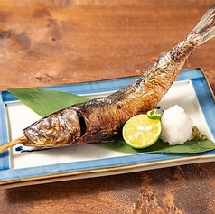 名物 大とろ鰯 原始焼き