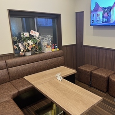 ソファー席でゆったりと♪