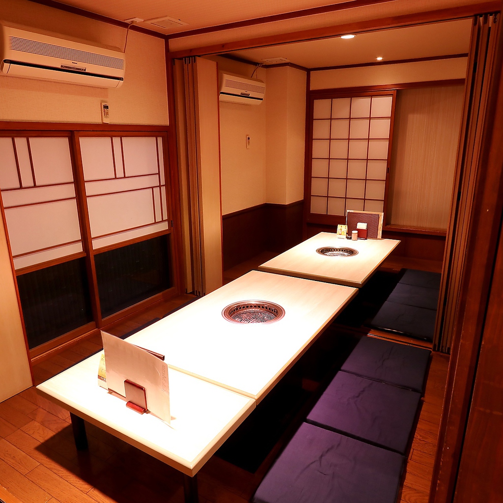 完全個室の空間でお愉しみください