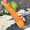 料理メニュー写真&nbsp;まるは食堂のジャンボ海老フライ