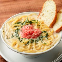 絶望明太クリームパスタ