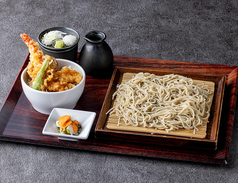 【ランチ限定】お好みの蕎麦 +天丼 (小)