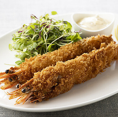 有頭エビフライ