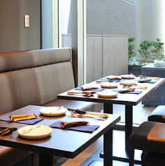 店内にあるおしゃれな空間でご家族、ご友人、大切な方との素敵なお時間をお楽しみください