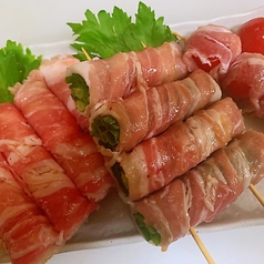 野菜肉巻き（えのき/万能ねぎ/トマト）1本