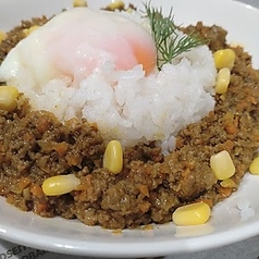 ◆ドライカレー(温玉付き)