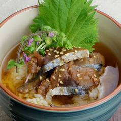 胡麻サバの出汁茶漬け