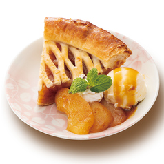 アップルパイ バニラアイス添え