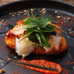 タコとジャガイモのガリシア風　～ロメスコソース～