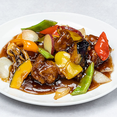 若鶏の黒酢あん