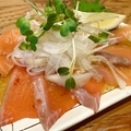 料理メニュー写真&nbsp;3種のサーモンカルパッチョ