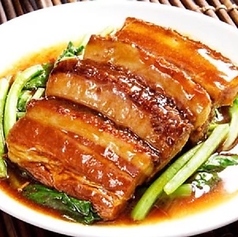 豚肉の角煮野菜添え