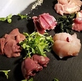 料理メニュー写真&nbsp;地鶏のお刺身6種盛り合わせ